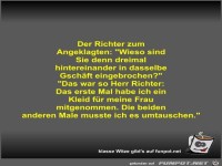 Der Richter zum Angeklagten