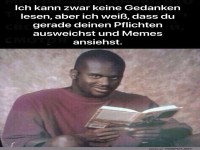 Lustiges Meme �ber Ablenkung durch Memes
