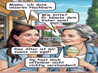Nachbarschafts�berraschung beim Date!