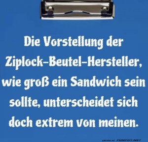 fun-Bild: Ziplock vs. Realit&auml;t: Der Sandwich-Kampf
