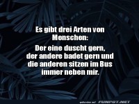 Drei Arten von Menschen