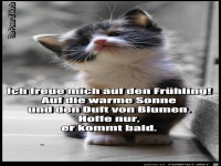 Freu mich auf den Fruehling