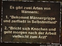 Es gibt zwei Arten
