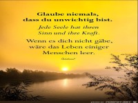 Glaub niemals