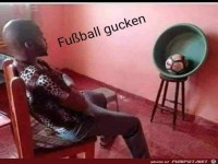 Fu�ball gucken