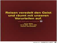 Reisen veredelt den Geist
und rumt mit unseren
Vorurteilen