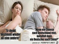 Was er wohl wieder denkt?
