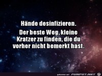 H�nde desinfizieren