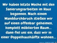 Geheimes Zimmer gefunden