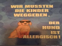 Humorvolle Hundepostkarte