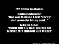 Radiomoderator vs. 40 Mdigkeit