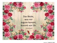 Blumige Botschaft mit Herz und Humor