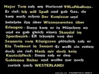 Major Tom und der wilde Musiktrip