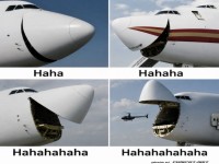 Wenn Flugzeuge den Lachanfall haben