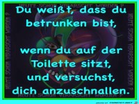 Du weist das Du betrunken bist