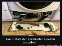 Das R�tsel der vermissten Socken