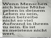 Betreibe keinen Aufwand