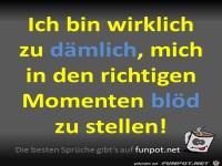 Zu d�mlich