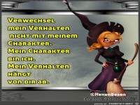 Verwechsel mein Verhalten nicht