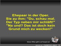 Ehepaar in der Oper