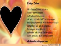 Einige Zeilen - Gedicht von Nicole Sunitsch
