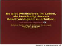 Es gibt Wichtigeres im Leben