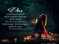 Das Universum pr�ft dich immer wieder
