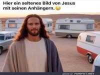 Satirische Darstellung von Jesus