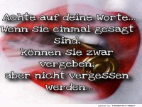 Worte mit Bedacht whlen