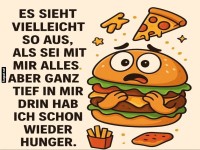 Burger des Hungers