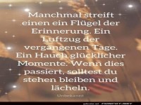 Wenn der Erinnerungs-Flgel weht!