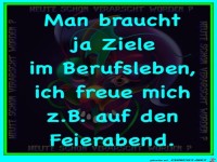 Man braucht Ziele