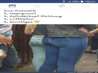 Was steckt dort in der Hose