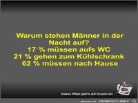 Warum stehen M�nner in der Nacht auf?