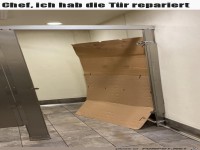 T�re repariert