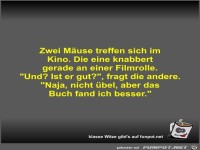 Zwei M�use treffen sich im Kino