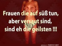 Frauen die auf süß tun