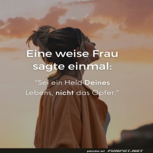 herz-Bild: Eine weise Frau
