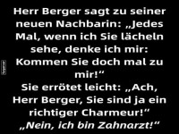 Herr Berger und die neue Nachbarin
