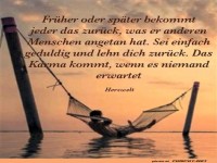 Frher oder spter bekommt jeder