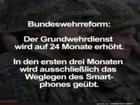 Smartphone-Ausbildung beim Bund