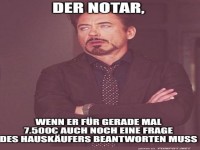 Notar-Augenrollen Deluxe!