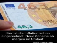 Neue Banknote: Inflationsstark!
