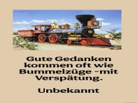 gute gedanken kommen