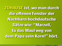 zuhause ist