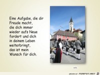 Eine Aufgabe die dir Freude macht