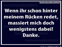 Hinter meinem Ruecken