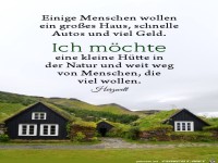 Ich moechte eine kleine Huette