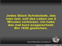 Jedes St�ck Schokolade