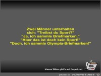 Zwei Mnner unterhalten sich